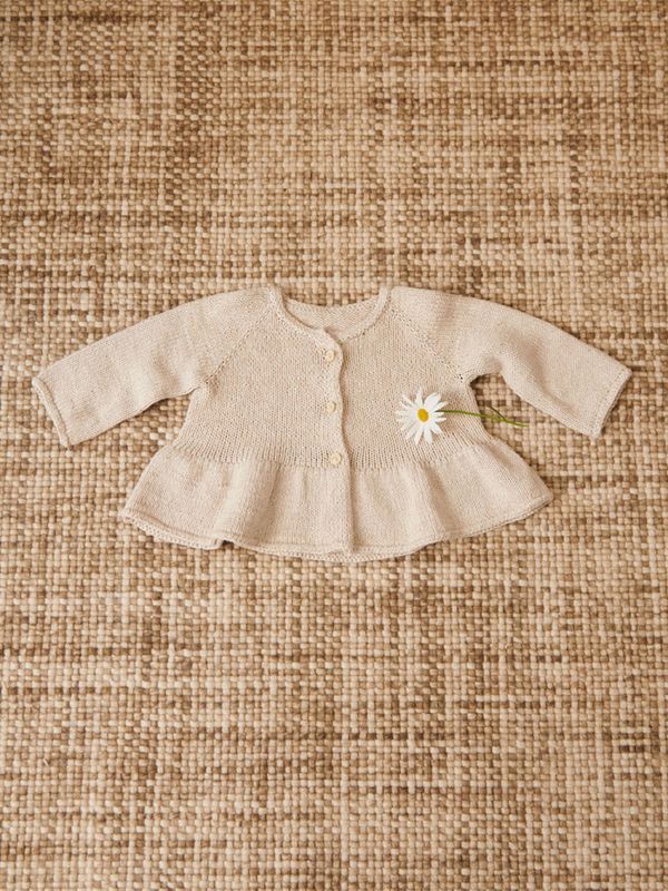 2407-7 Dina Peplum Cardigan Baby