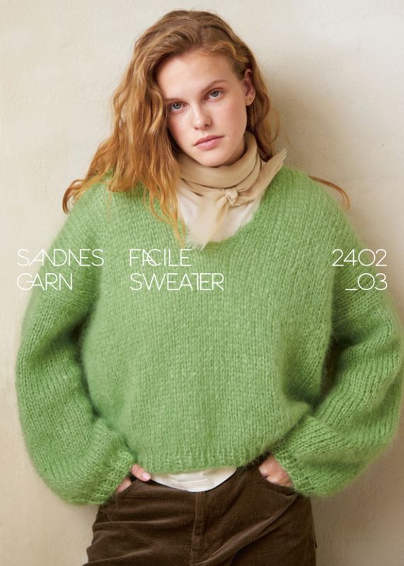 2402-3 Facile Sweater (dobbel tråd)
