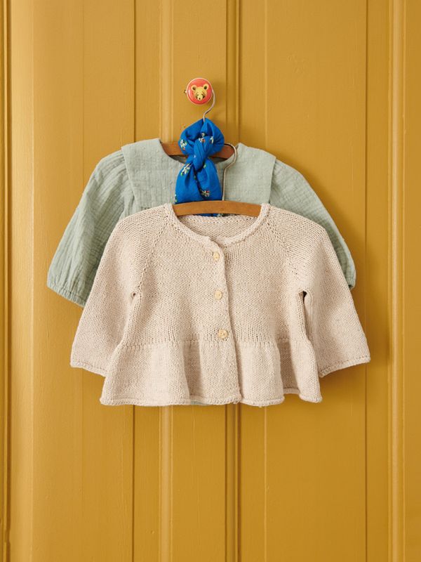 2407-7 Dina Peplum Cardigan Baby