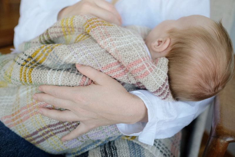 Aftenstrikk babypledd, garnpakke