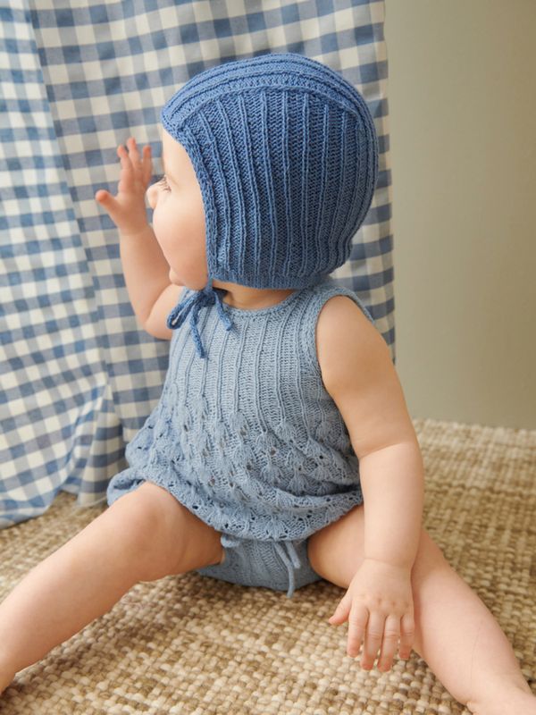 2407-5 Lilja Singlet, Diper Pants & Bonnet Baby